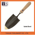 steel garden tools shovel with wooden handle